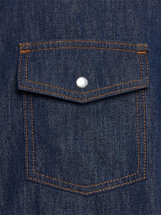 Khaite: Chemise en coton Grenon