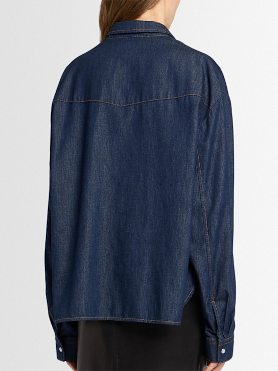 Khaite: Chemise en coton Grenon