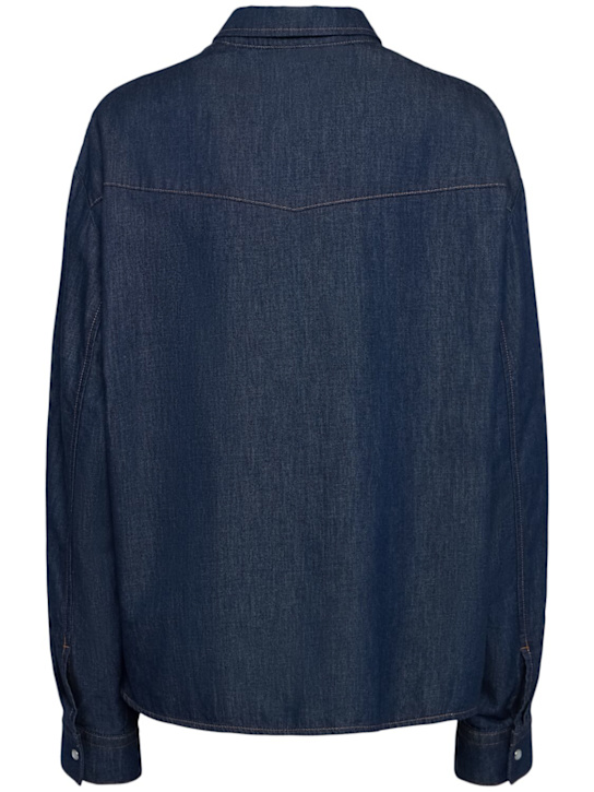 Khaite: Chemise en coton Grenon