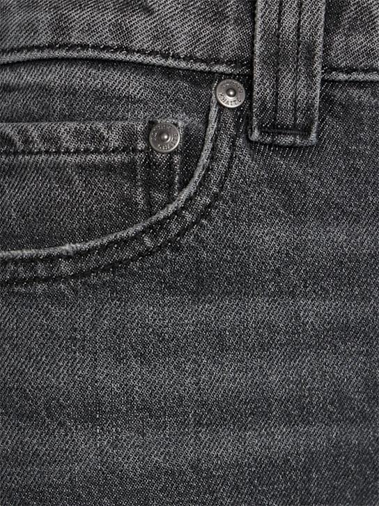 Khaite: Jean taille haute en denim Dane