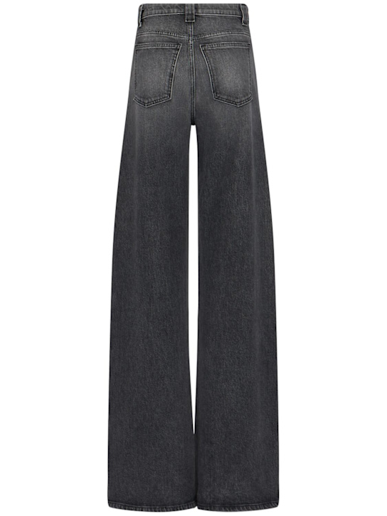 Khaite: Jean taille haute en denim Dane