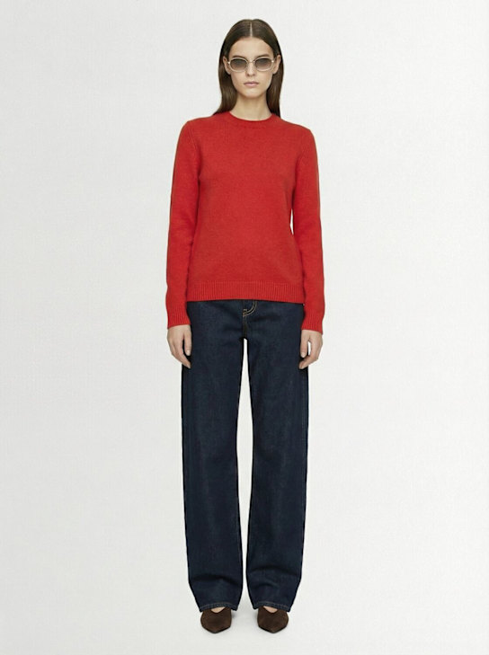 Khaite - Leta cashmere round neck sweater