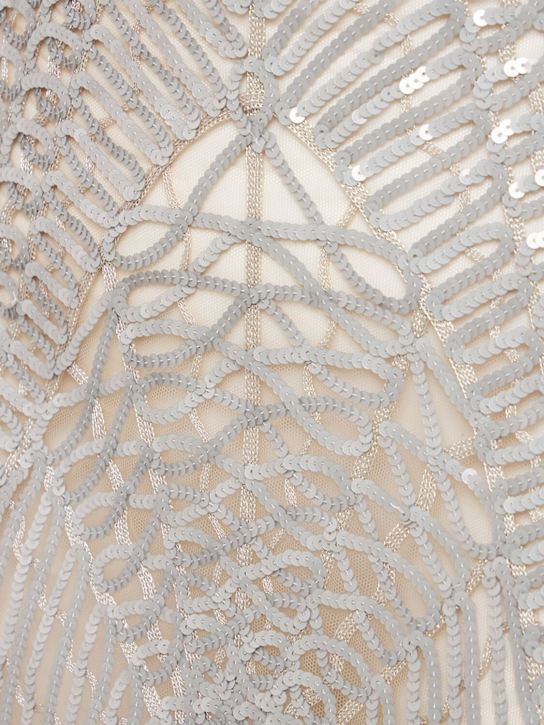 The Attico: Embellished midi dress