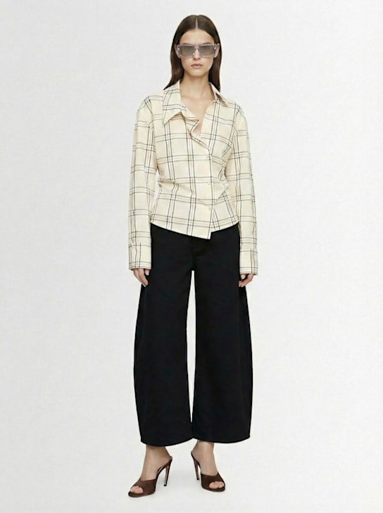 The Attico - Checked cotton shirt
