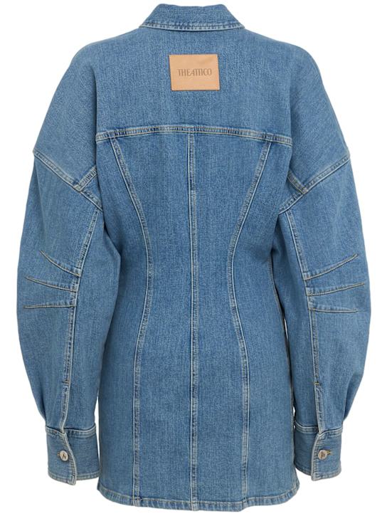The Attico: Denim mini dress