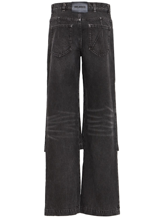 The Attico: Layered baggy jeans