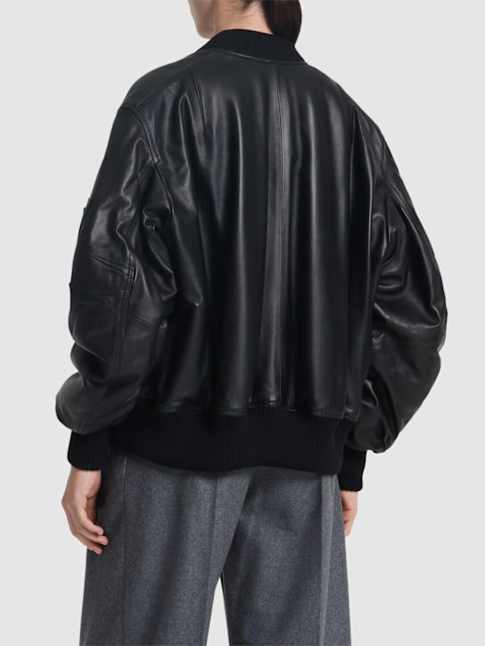 The Attico: Bomberjacke aus Leder „Anja“