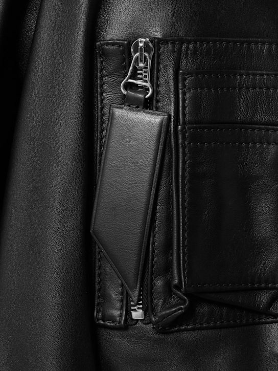 The Attico: Bomberjacke aus Leder „Anja“