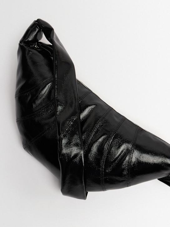 Lemaire: Medium Baumwolltasche mit Beschichtung „Croissant“