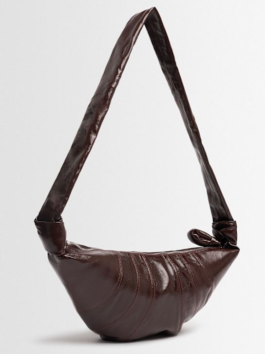 Lemaire: Medium Baumwolltasche mit Beschichtung „Croissant“