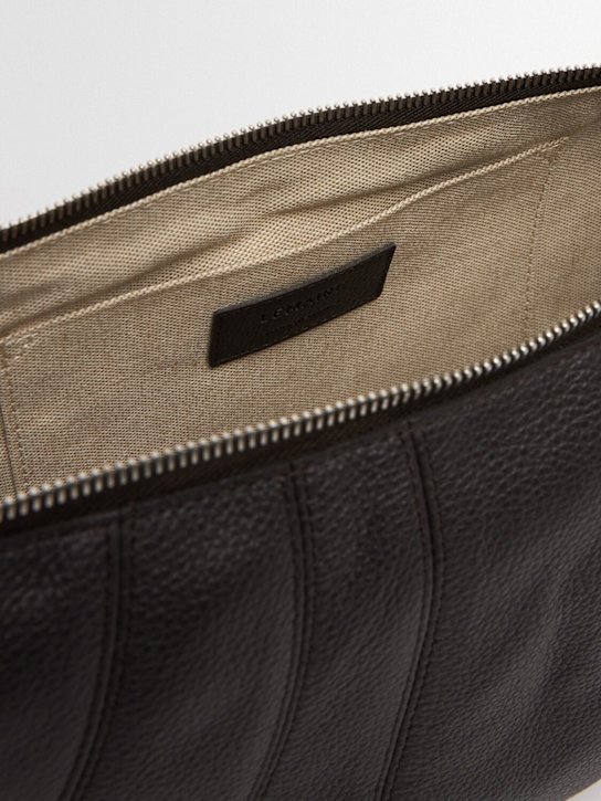 Lemaire: Mittelgroße Tasche aus Narbleder "Croissant"
