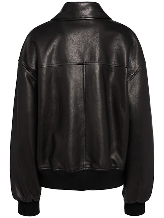 Khaite: Shelman leather jacket