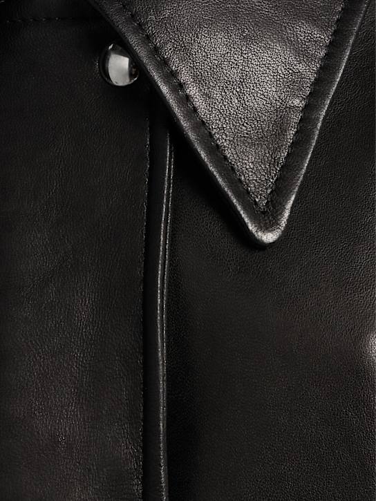 Khaite: Shelman leather jacket