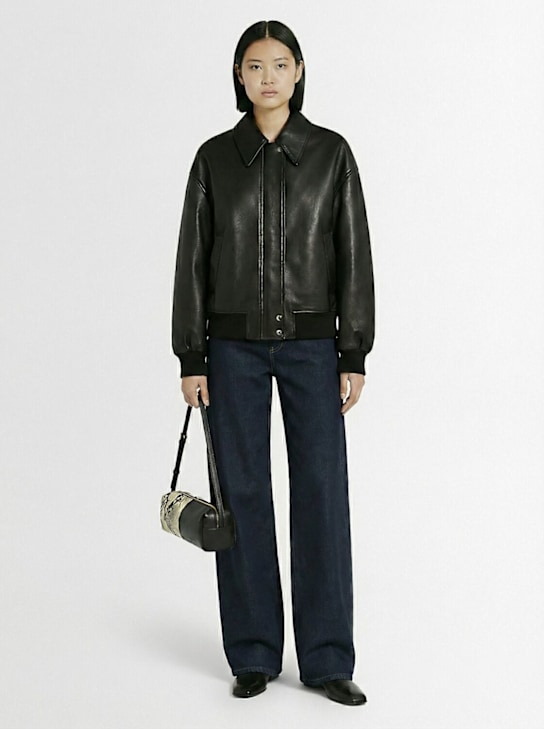 Khaite: Shelman leather jacket
