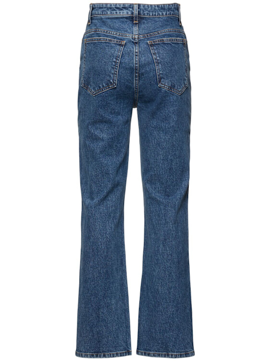 Khaite: Hohe, gerade Jeans „Abigail“