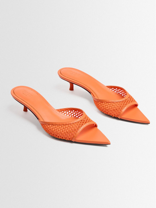 MSGM - 20mm Mesh heeled mules