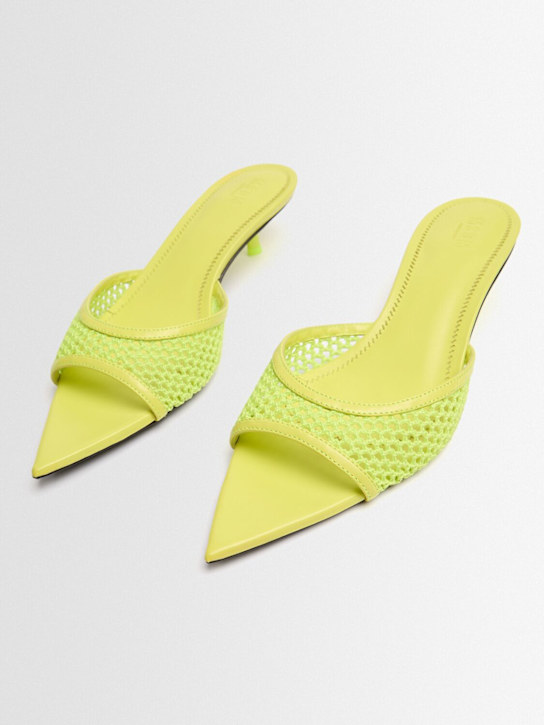 MSGM: 20mm Mesh heeled mules