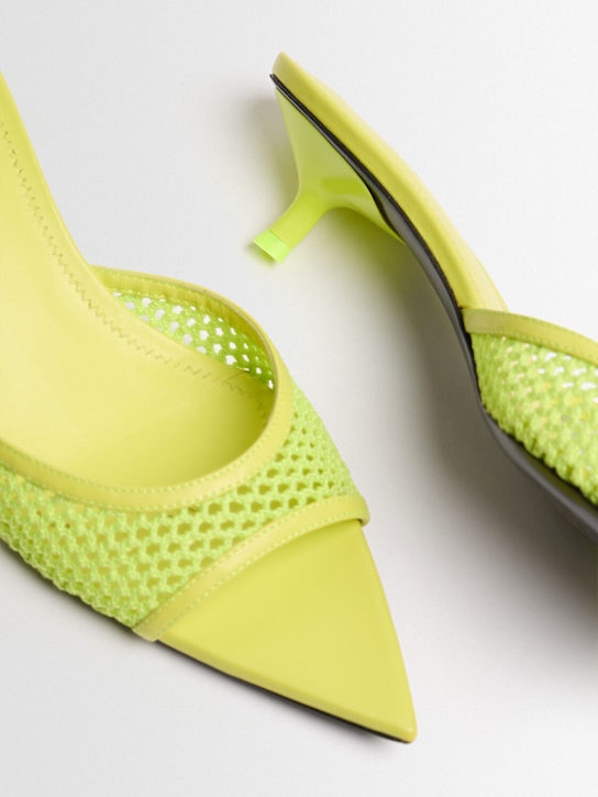 MSGM: 20mm Mesh heeled mules
