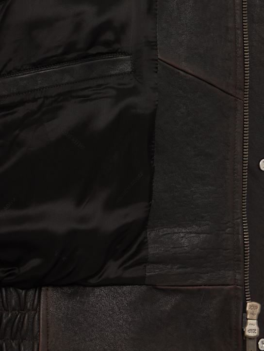 Golden Goose: Journey leather bomber jacket