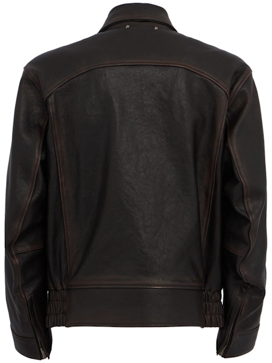 Golden Goose: Journey leather bomber jacket