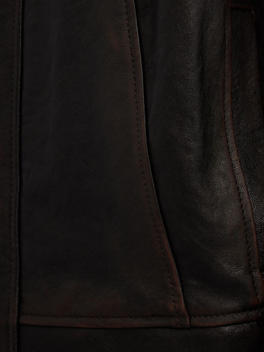 Golden Goose: Journey leather bomber jacket