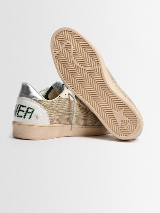 Golden Goose: Ballstar mesh & leather sneakers