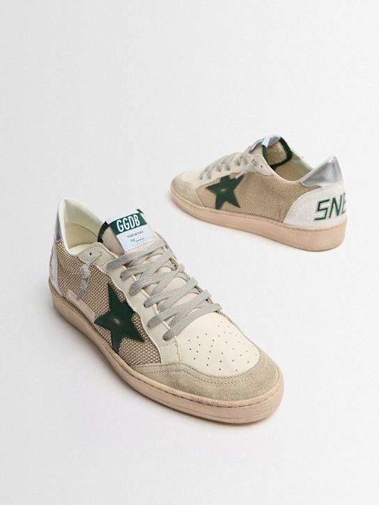 Golden Goose - Ballstar mesh & leather sneakers