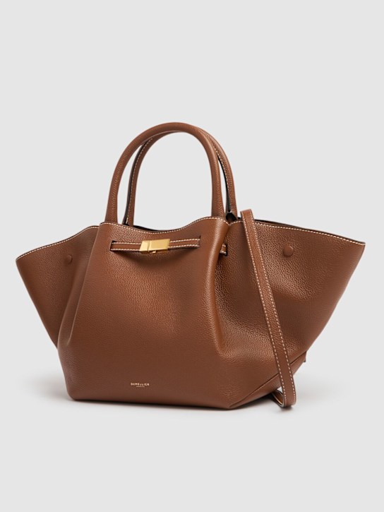 DeMellier: Sac cabas midi en cuir grainé New York