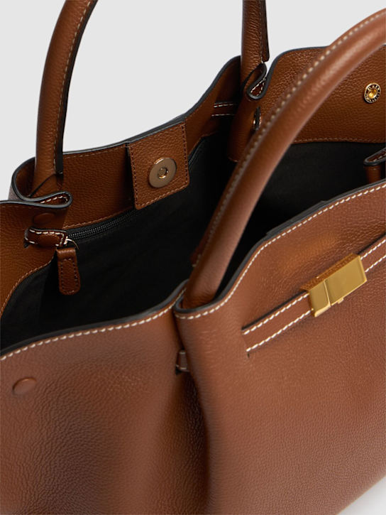 DeMellier: Sac cabas midi en cuir grainé New York
