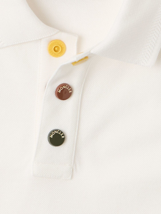 Moncler - Cotton piquet polo shirt