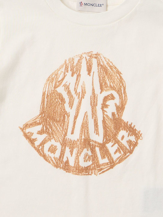 Moncler - Logo print cotton t-shirt
