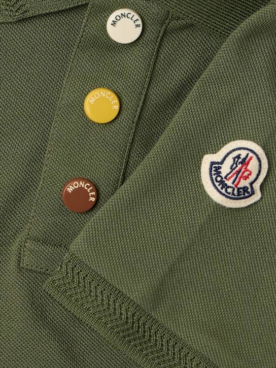 Moncler - Cotton piquet polo shirt