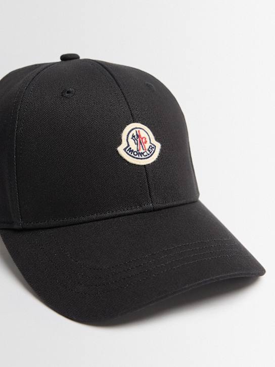 Moncler - Logo cotton gabardine baseball cap