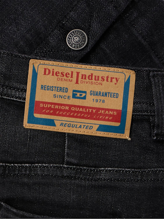 Diesel Kids: Cotton blend denim skirt