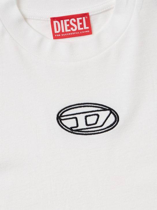 Diesel Kids - Printed cotton jersey t-shirt