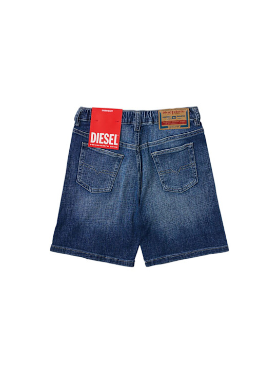 Diesel Kids: Stretch cotton denim shorts