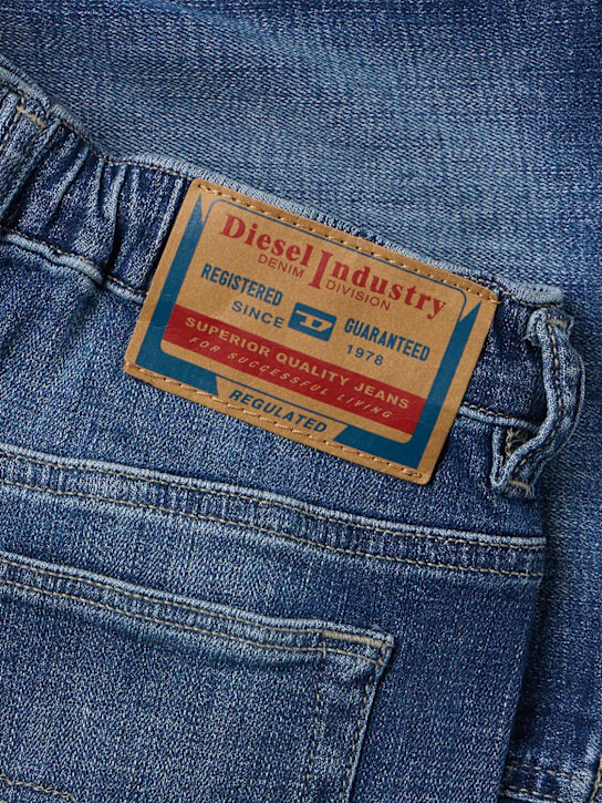 Diesel Kids - Stretch cotton denim shorts