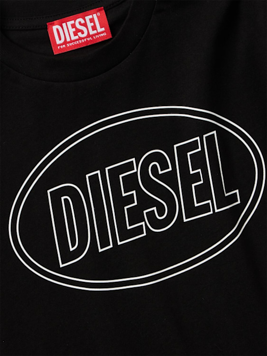 Diesel Kids - Printed cotton jersey t-shirt