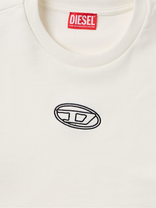 Diesel Kids: Logo cotton sweatshirt