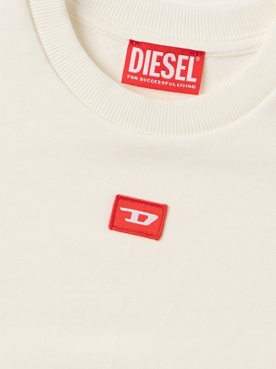 Diesel Kids: Logo cotton sweatshirt