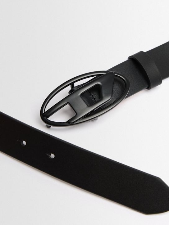 Diesel Kids: Leather belt w/ logo