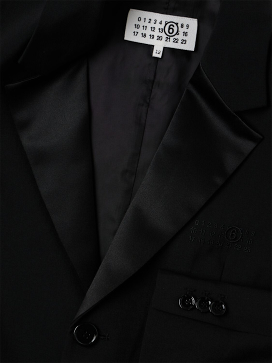 MM6 Maison Margiela: Wool blend formal  jacket