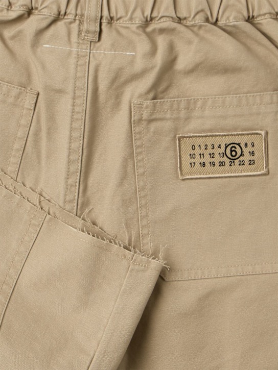 MM6 Maison Margiela - Cotton gabardine shorts