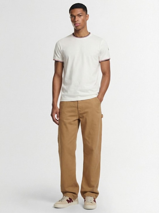 Moncler - T-shirt en jersey de coton stretch