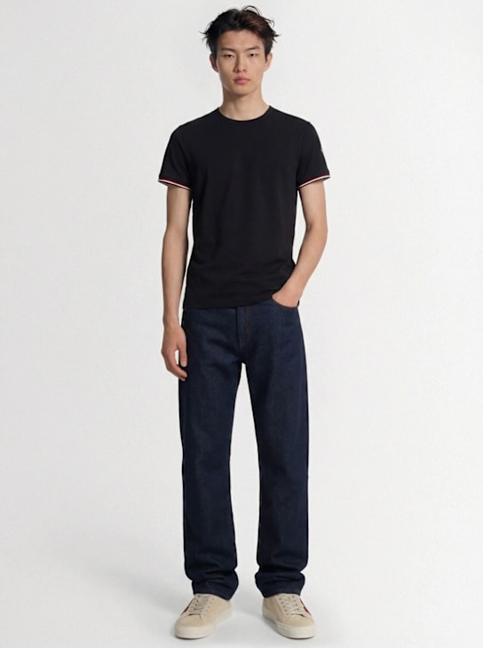 Moncler - T-shirt en jersey de coton stretch