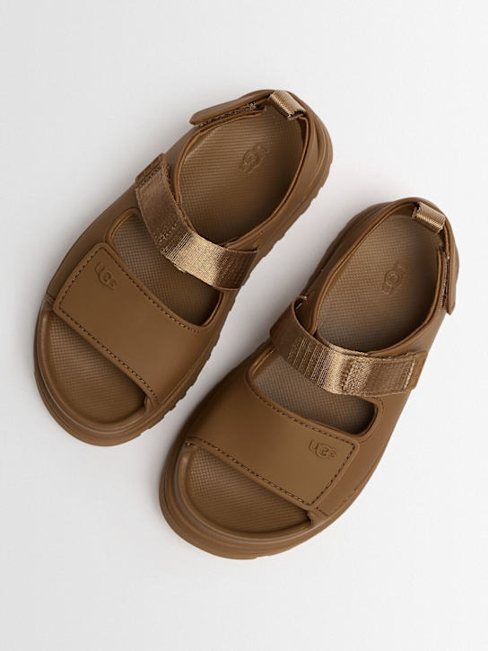 Ugg: Logo print sandals