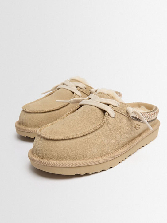 Ugg: Lowmel suede lace-up loafers