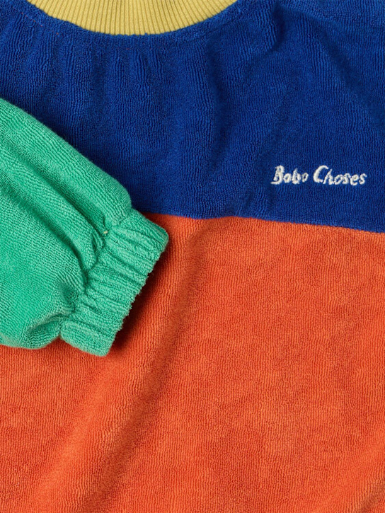 Bobo Choses - Color block cotton blend sweatshirt