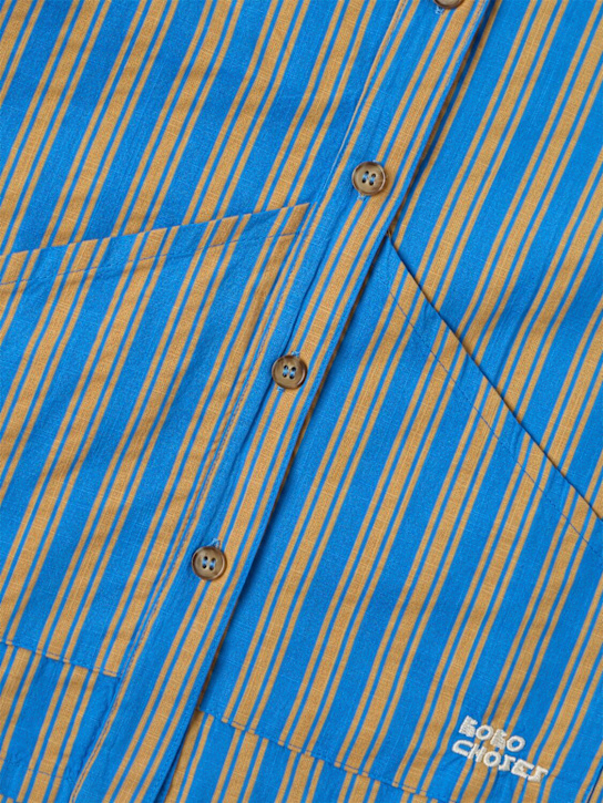 Bobo Choses: Striped cotton poplin shirt