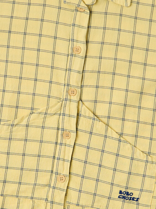 Bobo Choses - Check cotton poplin shirt